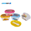 2020 Plastic Packaging Container Frozen PP Yoghurt Tub Pot Yogurt Cup with Lid Spoon